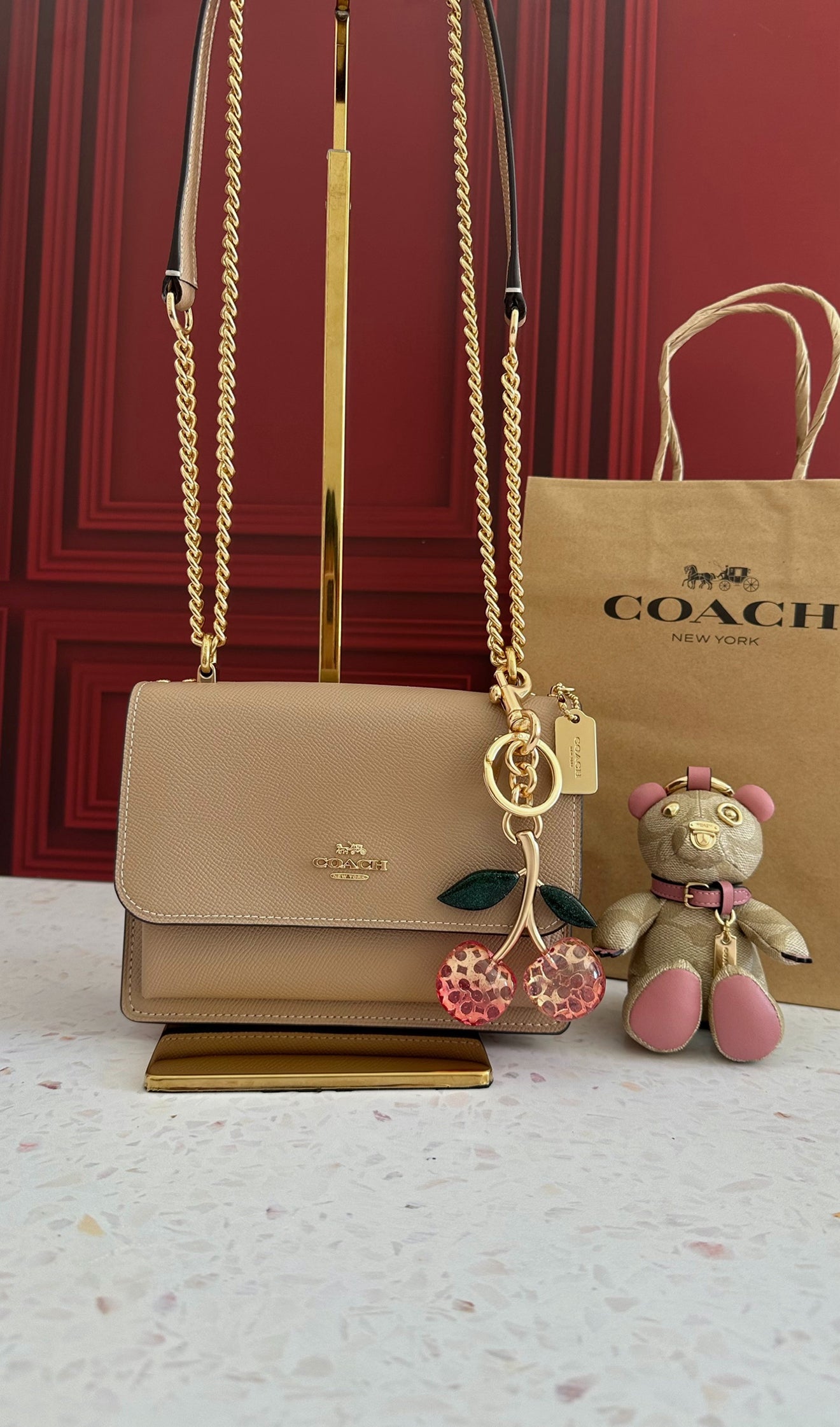 Mini Klare Crossbody Bag In Signature Canvas