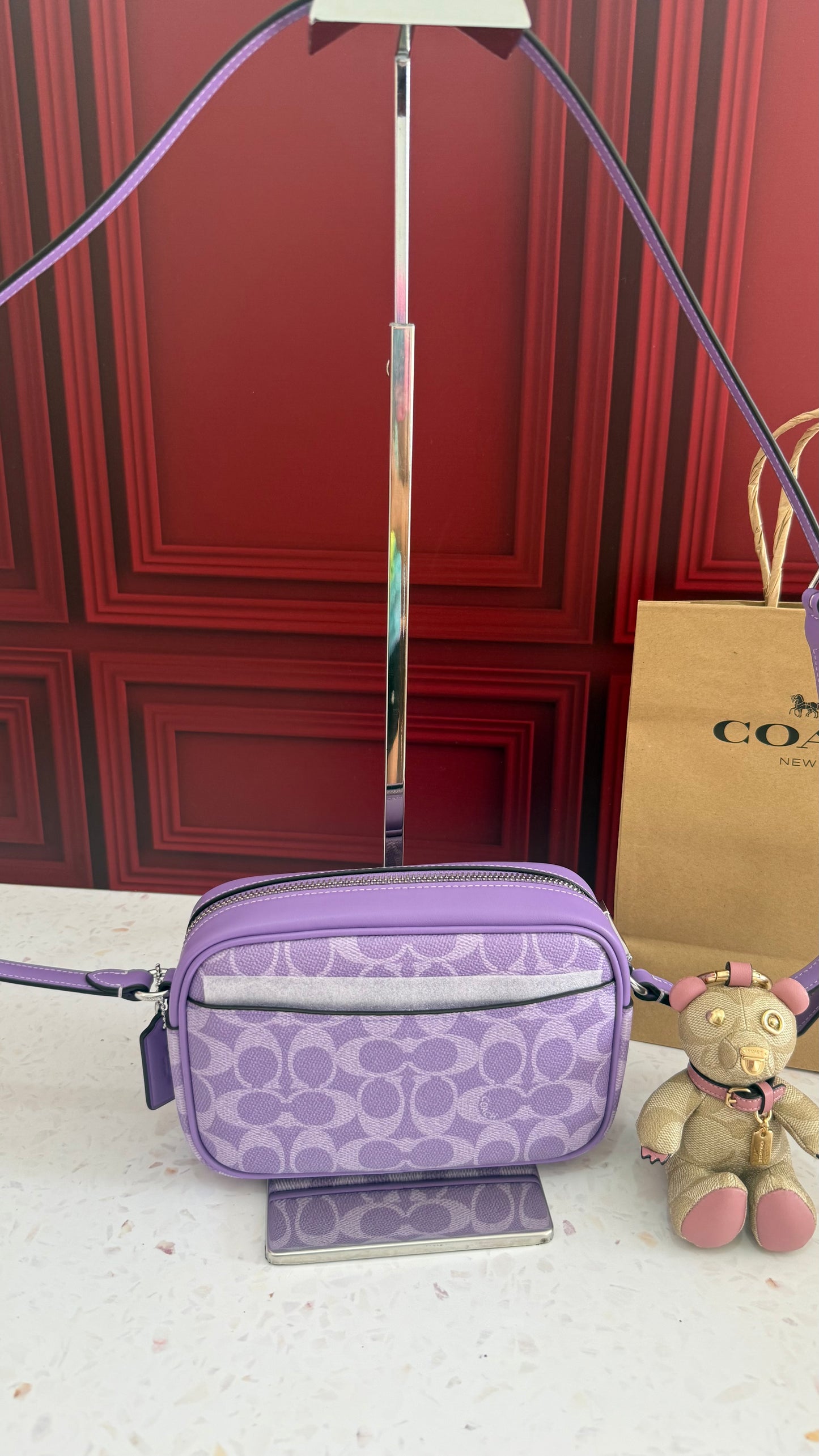 Mini Jamie Camera Bag In Signature Canvas