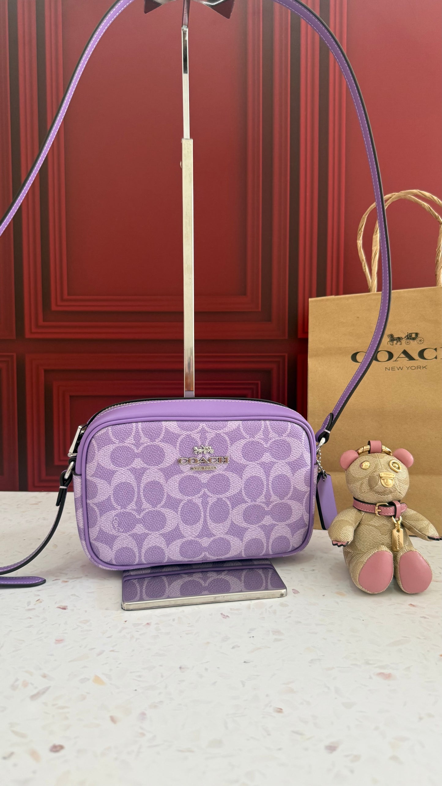 Mini Jamie Camera Bag In Signature Canvas