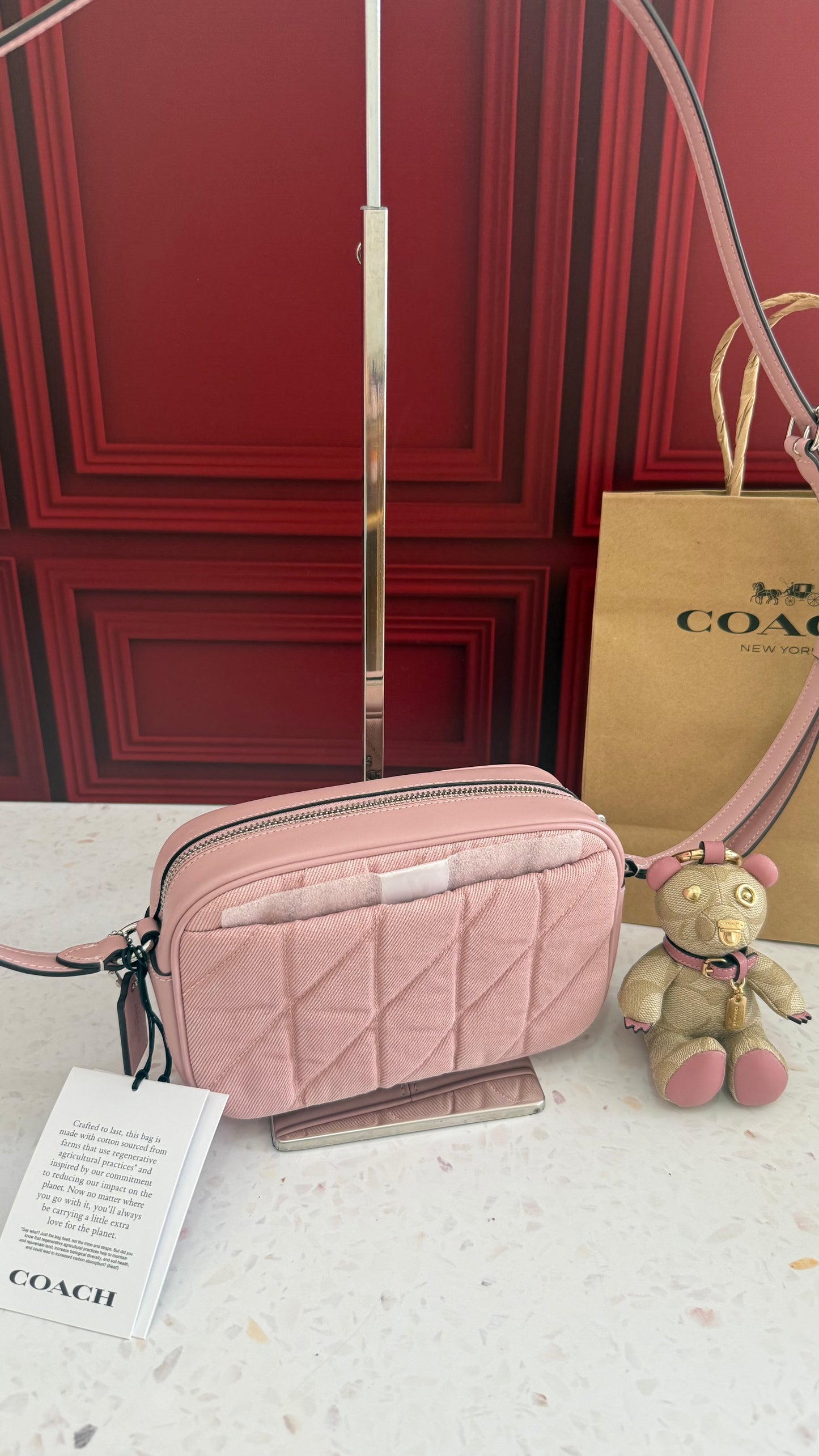 Mini Jamie Camera Bag In Signature Canvas