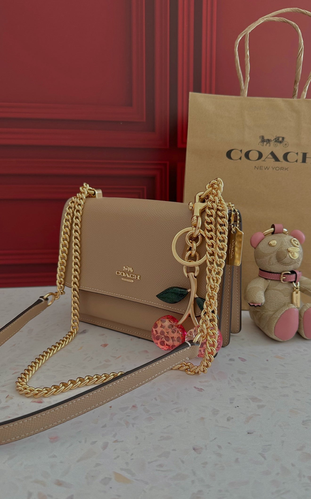 Mini Klare Crossbody Bag In Signature Canvas