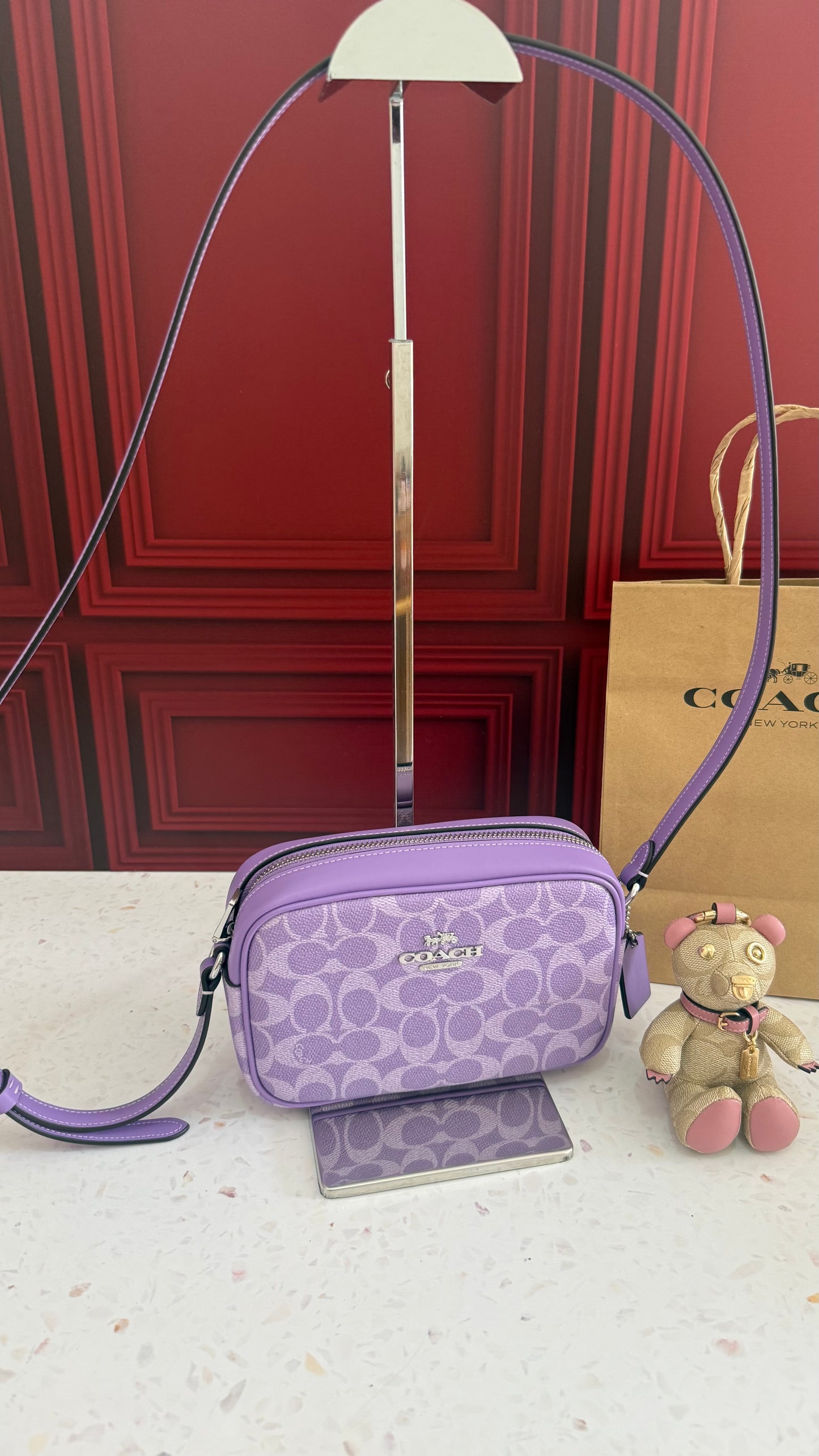 Mini Jamie Camera Bag In Signature Canvas