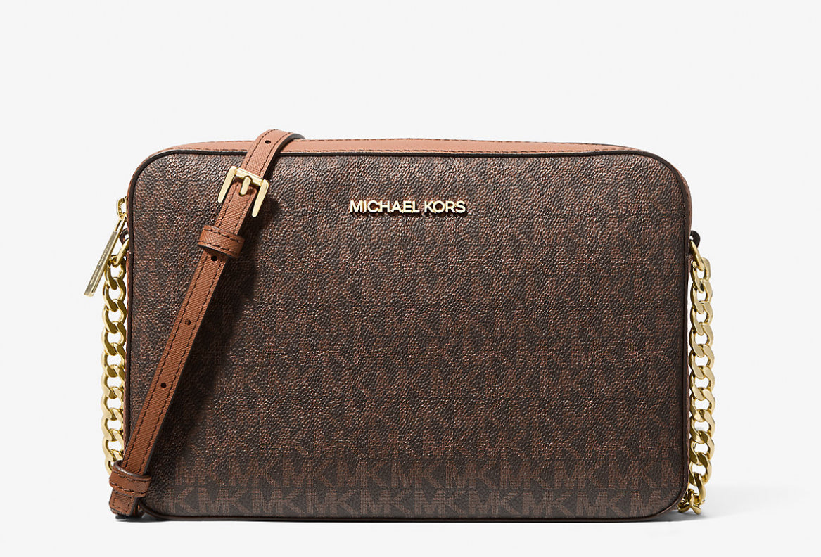 Jet Set Large Printed Logo Crossbody Bag